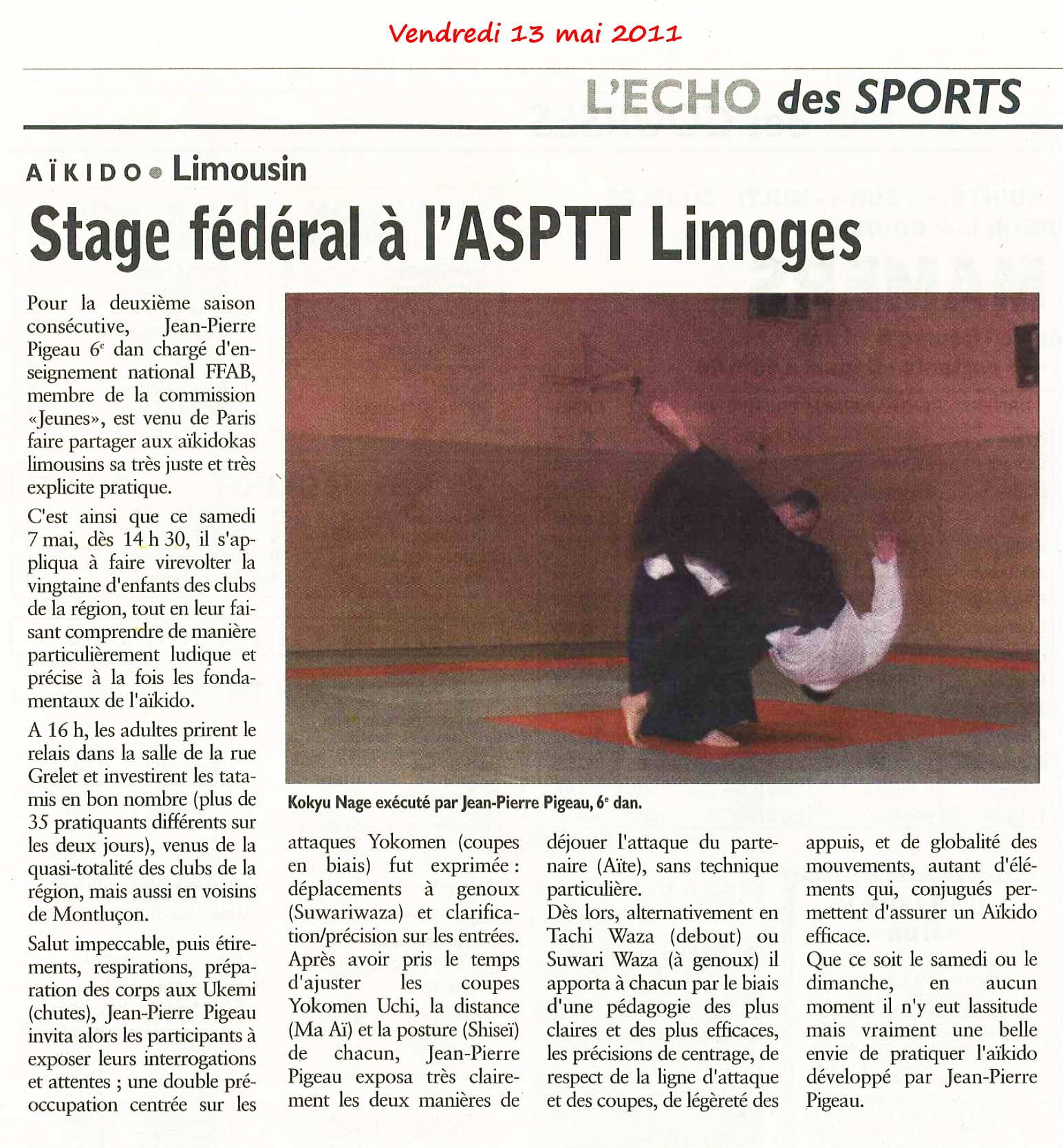 110507 Article l'Echo  Stage Pigeau du 13 mai.jpg - 669,88 kB