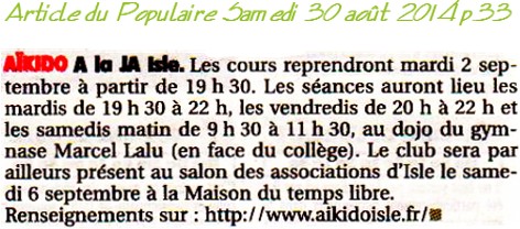 140830 Article Popu . Reprise saison d'Aikido.jpg - 56,42 kB